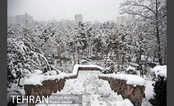 بارش برف زمستانی در تهران 3