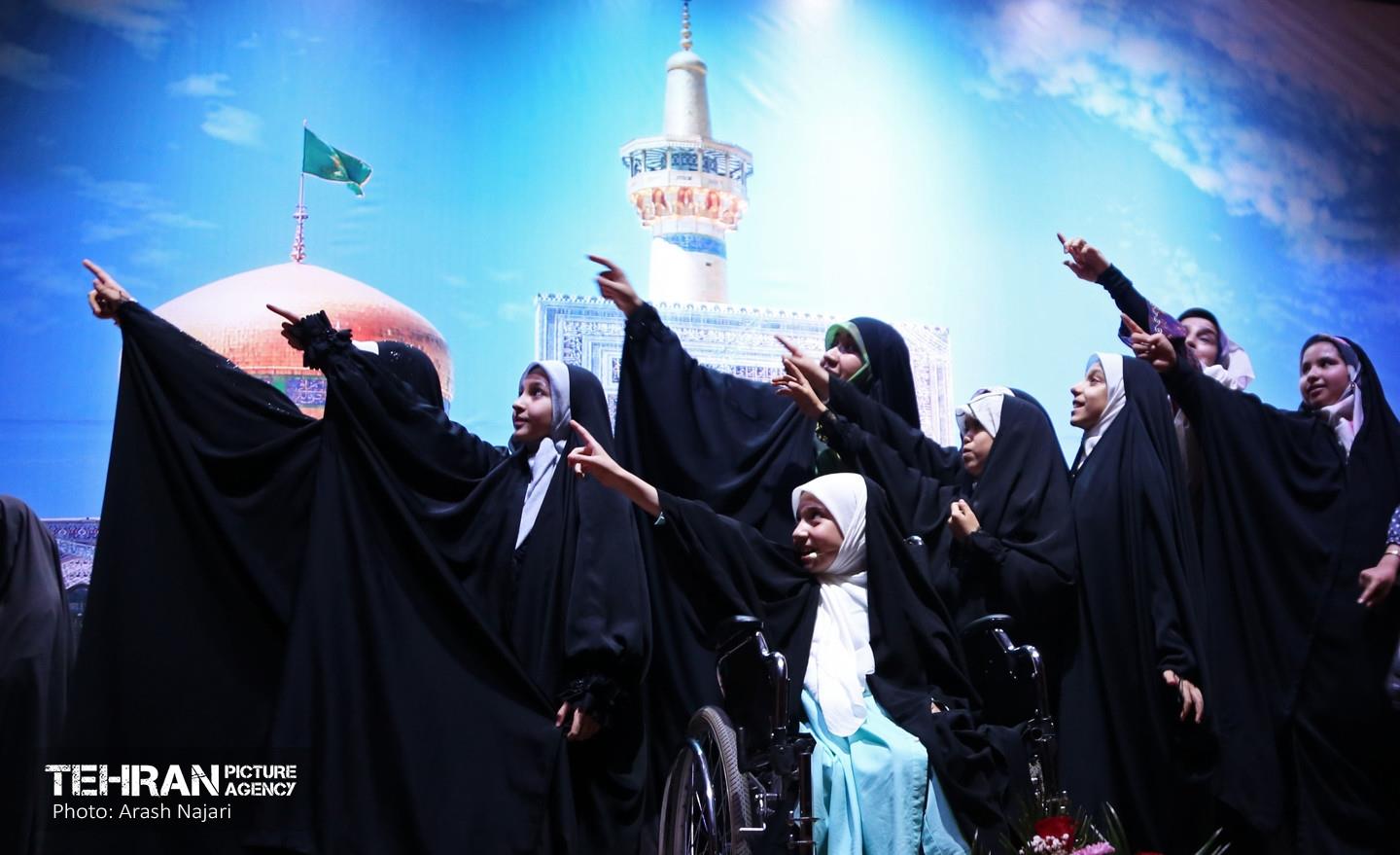 جشن دختران رضوی در منطقه 10 8