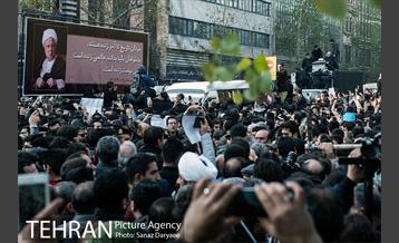 تشییع پیکر آیت الله هاشمی رفسنجانی رییس مجمع تشخیص مصلحت نظام -5 6