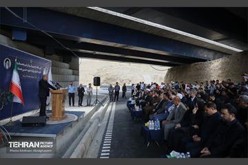 افتتاح دوربرگردان غیرهمسطح بزرگراه شهید همدانی 17