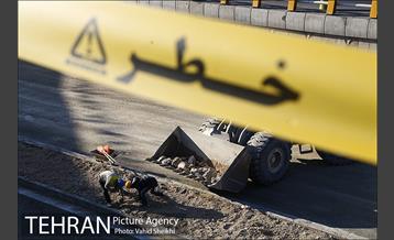 بازدید شهردار تهران از پروژه تقاطع غیر همسطح باقر شهر 8