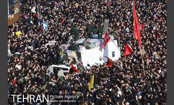 تشییع پیکر سپهبد قاسم سلیمانی و شهدای مقاومت در تهران  33