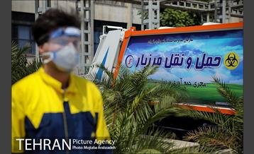 رونمایی از ناوگان حمل پسماندهای بیمارستانی 6