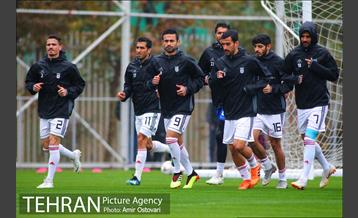 تمرین تیم ملی فوتبال ایران 1