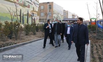 بازدید شهردار تهران از منطقه ١٠