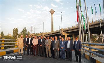 بهره‌برداری از دوربرگردان غیرهمسطح شمال به شمال بزرگراه چمران 13