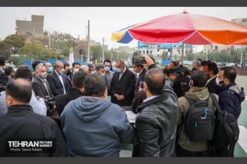 بازدید شهردار تهران از باغ‌راه حضرت فاطمه زهرا (س) 15