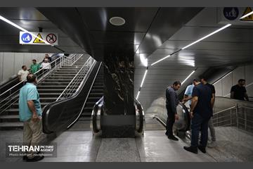بهره برداری از ورودی شمالی ایستگاه مترو سهروردی 4