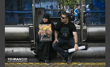 تشییع پیکر شهید اسماعیل هنیه در تهران - 3 13