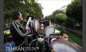 کاروان غدیر خوانى در خیابان هاى تهران 11