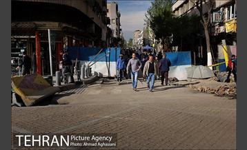 سنگ فرش خیابان پامنار‎ 24