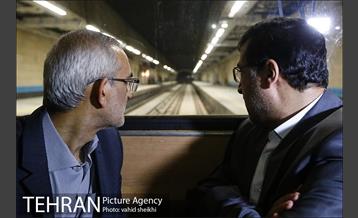 بازدید سرپرست شهرداری تهران از خط 6 مترو تهران 14