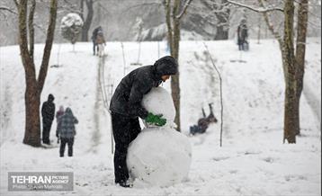 بارش برف در تهران 34