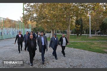 بازدید کمیسیون برنامه و بودجه شورای شهر از پروژه‌های منطقه 11 24