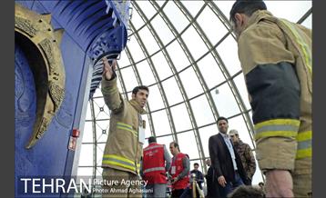 مسابقه پله نوردی آتش نشانان کشور 16