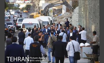 بازدید شهردار تهران از پروژه های عمرانی شهر تهران 10