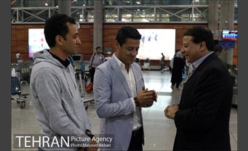 استقبال از علی رضا فغانی داور مسابقات جام کنفدراسیون ها