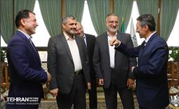 دیدار رئیس بنیاد مستضعفان با شهردار تهران