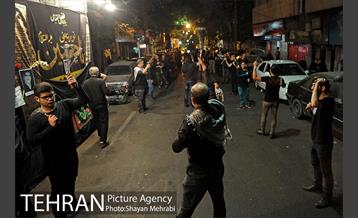 عزاداری شب تاسوعا در خیابان های تهران 9