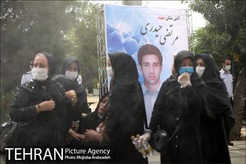 مراسم تشییع آتش نشان شهید مرتضی حیدری 6
