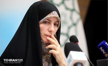 نشست خبری مشاور شهردار و مدیرکل امور بانوان شهرداری تهران 8
