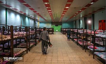 بازدید رئیس سازمان مدیریت بحران شهرداری تهران از گرمخانه خاوران 3