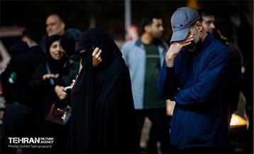 میعادگاه عزاداران رهبر شهید در خیابان کشور دوست