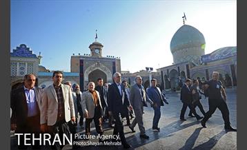 بازدید شهردار تهران از حرم عبدالعظیم حسنی(ع) به مناسبت روز تهران 3