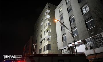 آتش سوزی در خیابان بهار تهران 45