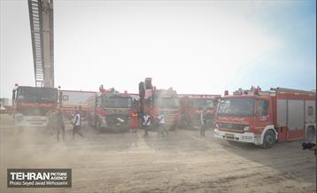 تمرین سراسری زلزله در بوستان ولایت 1