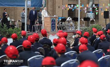 آئین بازگشایی مدرسه البرز 19