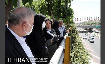 بازدید دکتر فخاری نایب رئیس کمیسیون اجتماعی شورای اسلامی شهر تهران از پروژه های منطقه ۸ 8