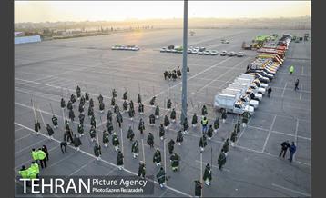 مانور عملیات برف روبی شهرداری منطقه 19