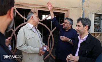 بازدید شهردار تهران از موکب علی ابن موسی الرضا(ع) و صاحب الزمان(عج)