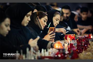 شام غریبان حسینی در عزادارخانه مکتب تشییع