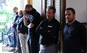 حضور شهردار تهران در مراسم ترحیم جانباز شهید محمد سرتیپی