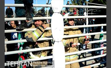 تشییع شهدای آتش نشان  در بهشت زهرا(س) -4 10