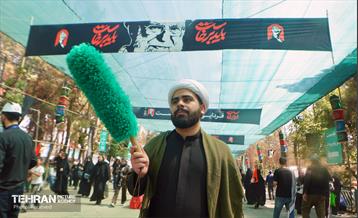 مواکب پذیرایی از زائران رهبر شهید در مراسم وداع