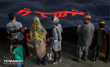 اهتزاز اَبَر پرچم متبرک ابا عبدالله حسین(ع) 23