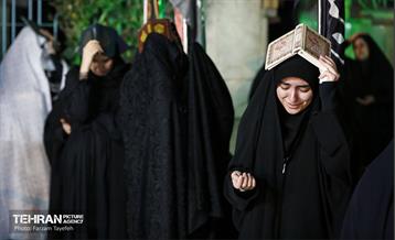 مراسم احیای شب نوزدهم در امامزاده سید جعفر و حمیده خاتون(ع) 3