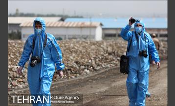 بازدید خبرنگاران از مجتمع پردازش و بازیافت زباله آرادکوه 15