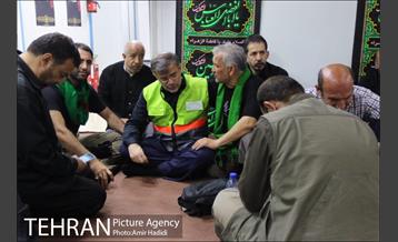 بازدید رییس ستاد اربعین شهرداری تهران از مرکز اسکان خادمین حسین 3