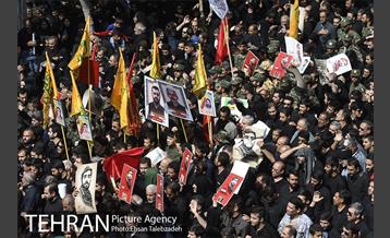 تشییع پیکر مطهر شهید محسن حججی 23