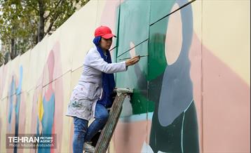 دیوارنگاره بوستان بهشت مادران 2
