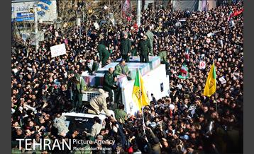 آیین تشییع «سردار قاسم سلیمانی» -3 43