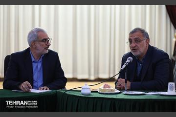 دیدار وزیر آموزش و پرورش با شهردار تهران 3