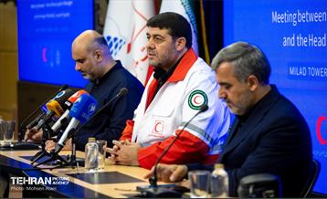 نشست مدیران شهرداری تهران با رئیس جمعیت هلال احمر 48