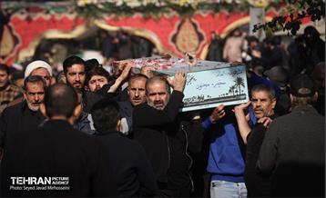 مراسم تشییع پیکرهای ۱۰۰ شهید گمنام 24