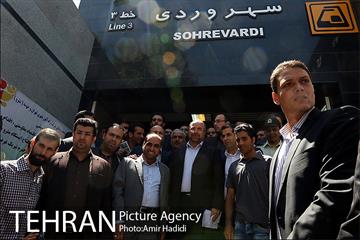 افتتاح ایستگاه مترو سهروردی 24