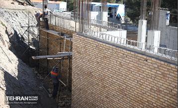 ساخت اسکان کارگری در پارک جنگلی لویزان